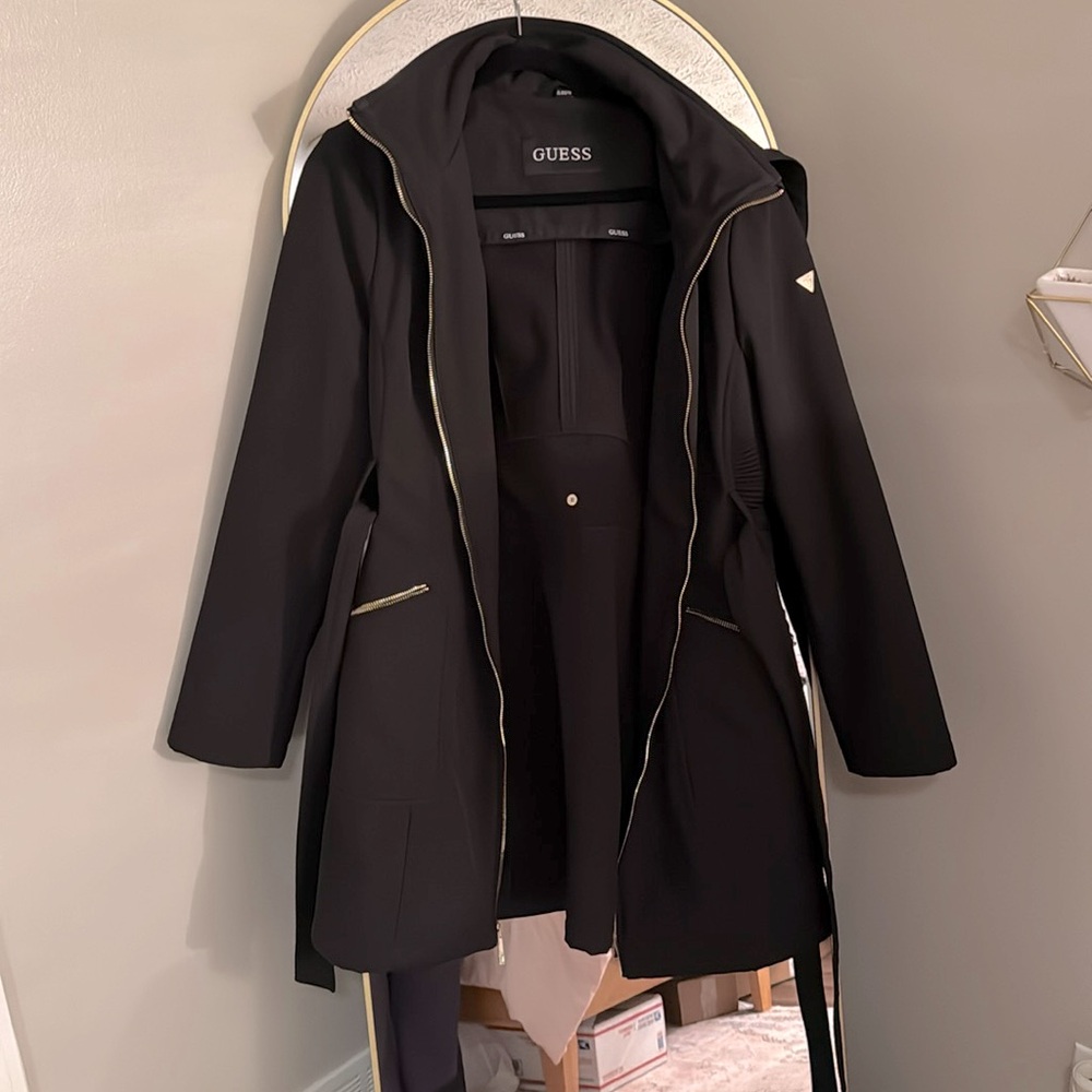 Guess Black Utility Jacket for Women